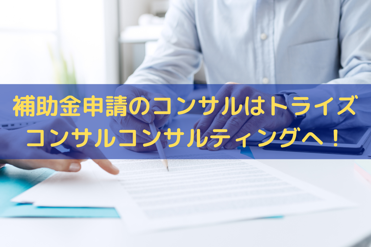 補助金申請のコンサル
