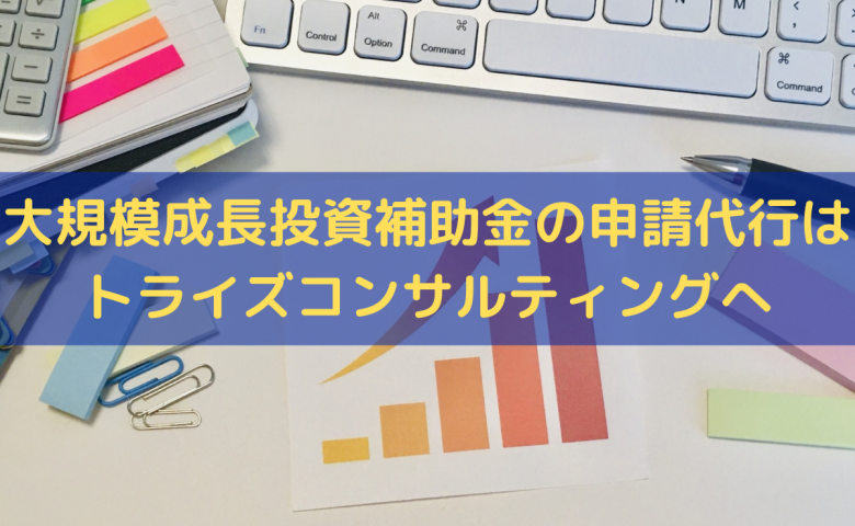 大規模成長投資補助金の申請代行はトライズコンサルティングに